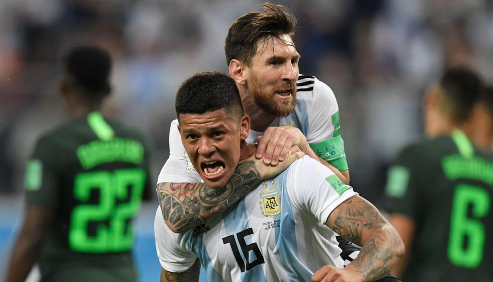 Argentina venció 2-1 a Nigeria y clasificó a octavos de final del Mundial Rusia 2018.