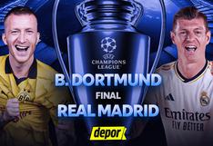 A qué hora juegan y dónde ver final de Champions League de Real Madrid vs. Dortmund