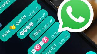 Aprende los tres métodos para cambiar el tipo de letra a tus mensajes de WhatsApp