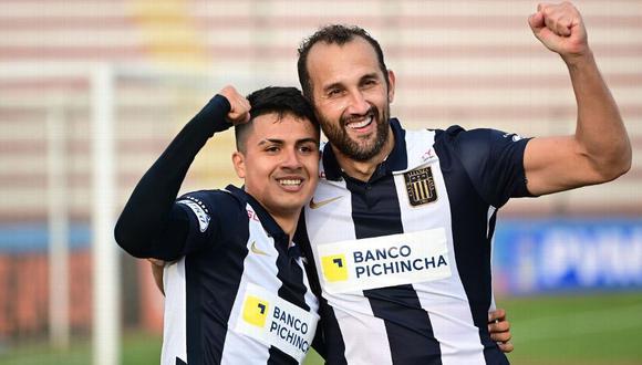 Hernán Barcos y Jairo Concha jugaron desde 2021 en Alianza Lima. (Liga 1)