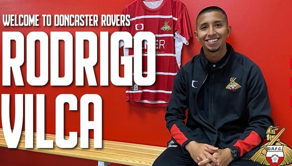 Rodrigo Vilca fue contratado por Doncaster Rovers. (Foto: Twitter)