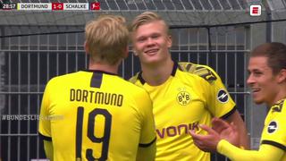 Predestinado: Haaland marcó el primer gol del reinicio de la Bundesliga en el Dortmund vs Schalke [VIDEO]