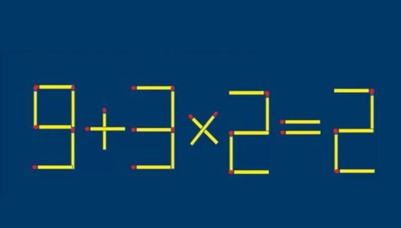 RETO MATEMÁTICO | ¿Puedes mover 1 cerilla para arreglar la ecuación? | FresherLive