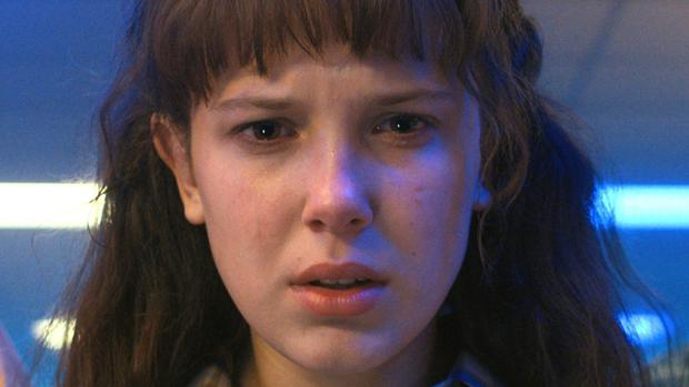 La actriz británica Millie Bobby Brown interpreta a Eleven (Once) en la serie de televisión "Stranger Things" (Foto: Netflix)