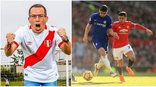 ¡Ahí, en la Premier! Así recordó ESPN a Daniel Peredo en medio del United-Chelsea [VIDEO]