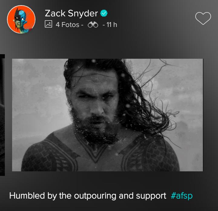 Fotos del "Snyder Cut" de "Justice League" publicado por el mismo Zack Snyder (Foto: Vero)