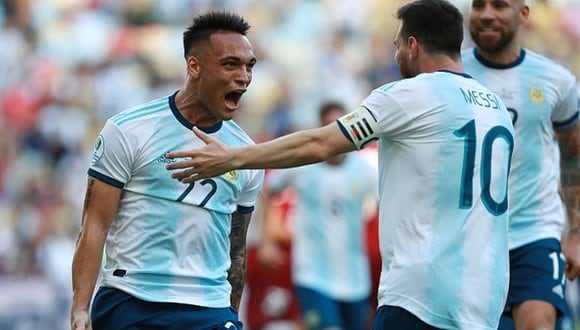 Lautaro Martínez y Lionel Messi liderarán el ataque de la Selección de Argentina. (Foto: Getty Images)