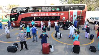 Bus de la Selección Peruana sumó su viaje 200 con delegación de médicos para luchar contra el COVID-19