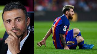 Luis Enrique también se refirió a la lesión de Messi: "Perdemos todos"