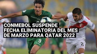 Qatar 2022: Eliminatorias quedaron suspendidas para la fecha doble de marzo