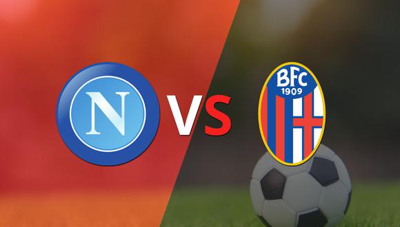 ¡Ya se juega la etapa complementaria! Napoli vence Bologna por 2-0