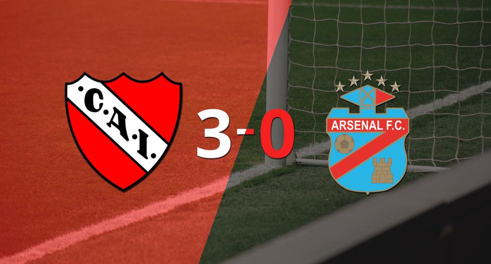 Independiente goleó 3-0 de local a Arsenal | AGENCIAS | DEPOR