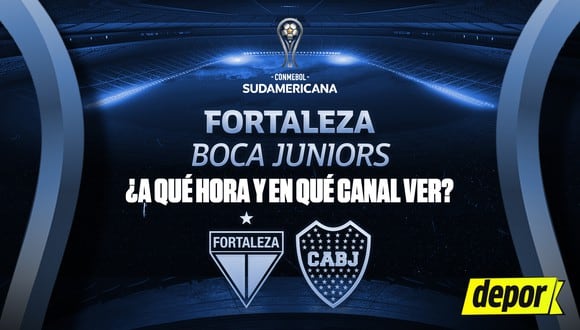 Boca Juniors y Fortaleza juegan por la Copa Sudamericana. (Diseño: Depor)