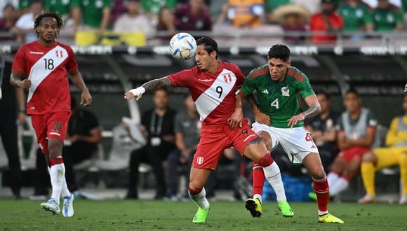 México venció 1-0 a Perú en un amistoso de preparación para Qatar 2022 | Foto: AFP