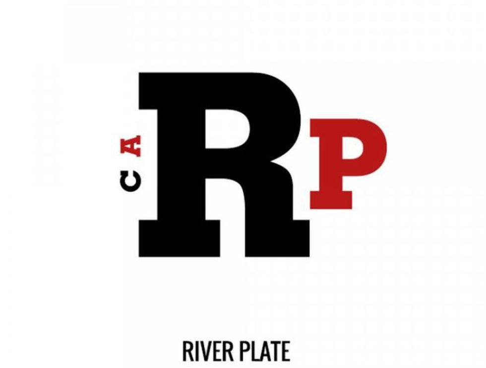 River Plate y su escudo minimalista.