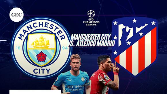 Manchester City vs.  Atlético de Madrid: apuestas, horario y dónde ver la Champions League