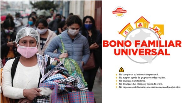 Bono Familiar Universal de S/760: plataforma y mira si eres beneficiario del subsidio aquí. (Foto: Difusión)