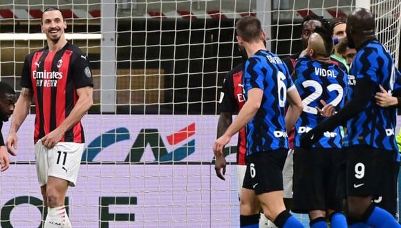Lukaku e Ibrahimovic protagonizaron un tenso cruce en choque por la Copa Italia en enero pasado. (Foto: AFP)