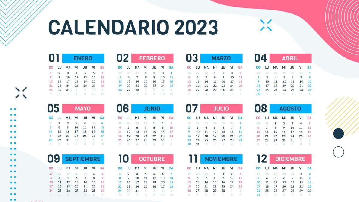 Calendario Del Año 2023 Calendario 2023: aquí, días festivos, feriados y puentes oficiales en  México, según la Secretaría de Educación Pública | SEP | Descargar  Calendario oficial | PDF | MEXICO | DEPOR