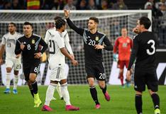 Argentina empató sobre la hora contra Alemania en el amistoso FIFA en el Signal Iduna Park