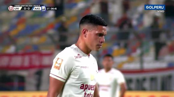 Yuriel Celi marcó el 1-0 de Universitario sobre Alianza Atlético. (Video: GOLPERU)