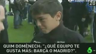 No siempre fue blanco: la vez que Brahim se decantó por Barcelona y Messi cuando tenía 12 [VIDEO]