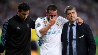 Se teme lo peor: Dani Carvajal salió lesionado y llorando en la final de Champions League