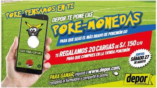 Depor te pone las Poke-monedas con una promoción imperdible