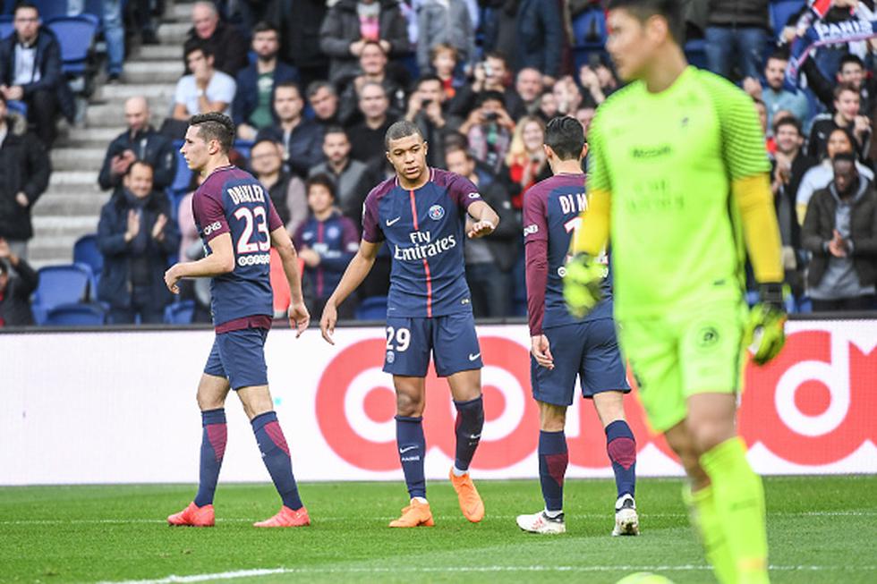 PSG se mantiene líder de la Ligue 1. (Getty Images)