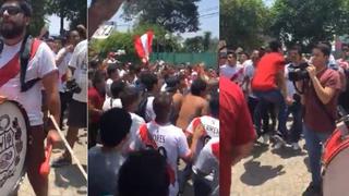 Revolución blanquirroja:hinchas armaron la fiesta en la explanada del Nacional [VIDEO]
