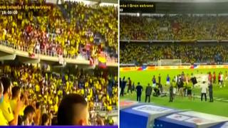Aficionados colombianos aplaudieron a la selección peruana en el Metropolitano de Barranquilla