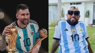 Como un argentino más: Arturo Vidal y su felicidad por el título mundial de la ‘Albiceleste’