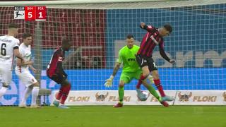Para ponerlo en un marco: el golazo de Lucas Alario para la goleada de Bayern Leverkusen [VIDEO]