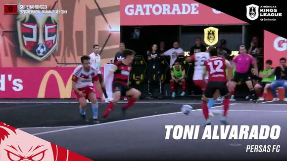 El gol de Tony Alvarado para Persas FC en la fecha 5. (Video: Kings League Américas)