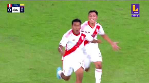 Diether Vásquez marcó el 1-0 de Perú sobre Colombia. (Video: Latina)