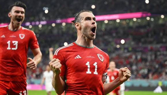 Gareth Bale marcó el 1-1 de Gales vs. Estados Unidos por el Mundial Qatar 2022. (Foto: Getty Images)