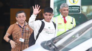 ¡Del aeropuerto a la Videna! Quispe llegó a Lima para sumarse a los trabajos de la Selección Peruana