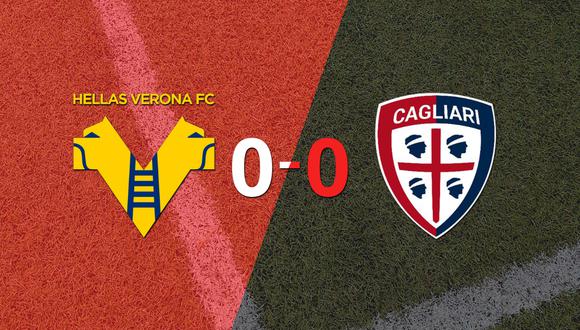 Hellas Verona y Cagliari no se sacaron ventaja y terminaron sin goles