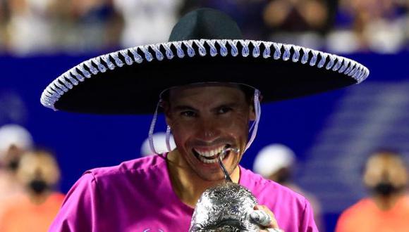 Rafael Nadal consigue su cuarto título en el Abierto Mexicano en Acapulco. (Foto: Reuters)
