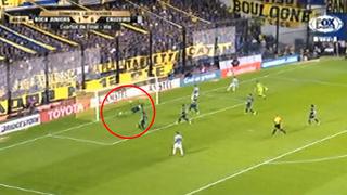 Vale más que un gol: la heroica salvada de Barrios sobre la línea en el Boca vs. Cruzeiro [VIDEO]