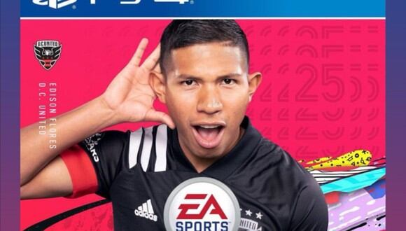 Edison Flores como portada del FIFA 20 (Foto: captura de pantalla)