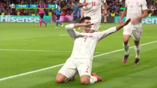 Con una definición exquisita: Álvaro Morata pone el 1-1 en el España vs. Italia [VIDEO]