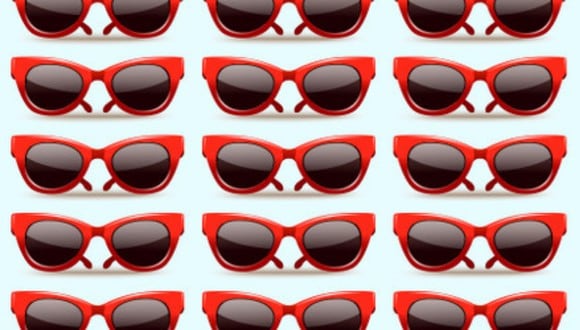 Un acertijo visual pone a prueba las habilidades de sus participantes al pedirles encontrar el par de lentes de sol diferente a los demás. | Crédito: depositphotos.com / smalljoys.tv