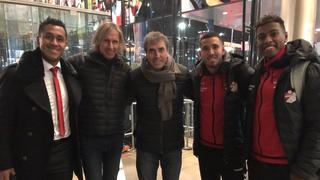 Ricardo Gareca viajó hasta Holanda para reunirse con Sergio Peña, Miguel Araujo y Renato Tapia