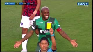 Bautizado: Farfán fue amonestado en el Alianza Lima vs. Municipal por reclamar al árbitro [VIDEO]