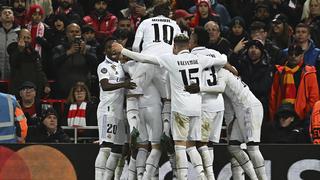 Remontada ‘merengue’: Real Madrid venció 5-2 a Liverpool en la ida de octavos de Champions