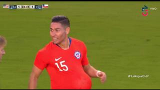 ¡Tremendo zapatazo! Óscar Opazo marcó el empate de Chile ante Estados Unidos en Houston [VIDEO]