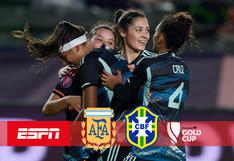 ESPN EN VIVO - ver Argentina vs. Brasil, cuartos de final por Copa Oro Fenenimo 2024