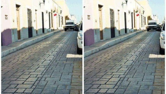 Una ilusión óptica causa furor en redes sociales al mostrar dos fotos "distintas" de un camino que en realidad se trata de la misma. | Crédito: imgur