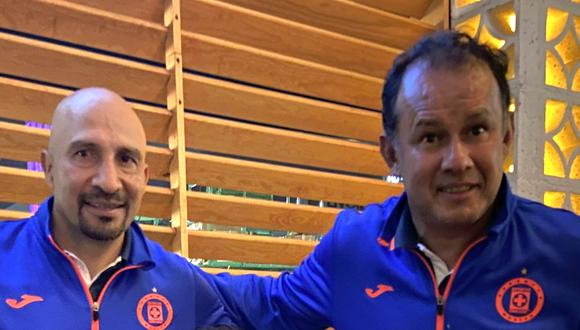 Pérez y Reynoso coincidieron en el comando técnico de Cruz Azul (Foto: Instagram)